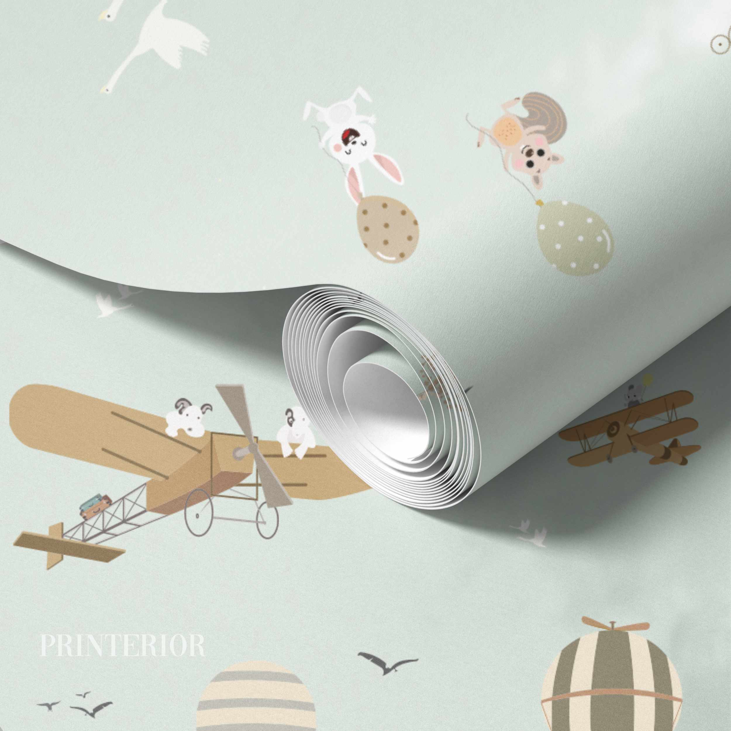 Balloons Green - Printerior