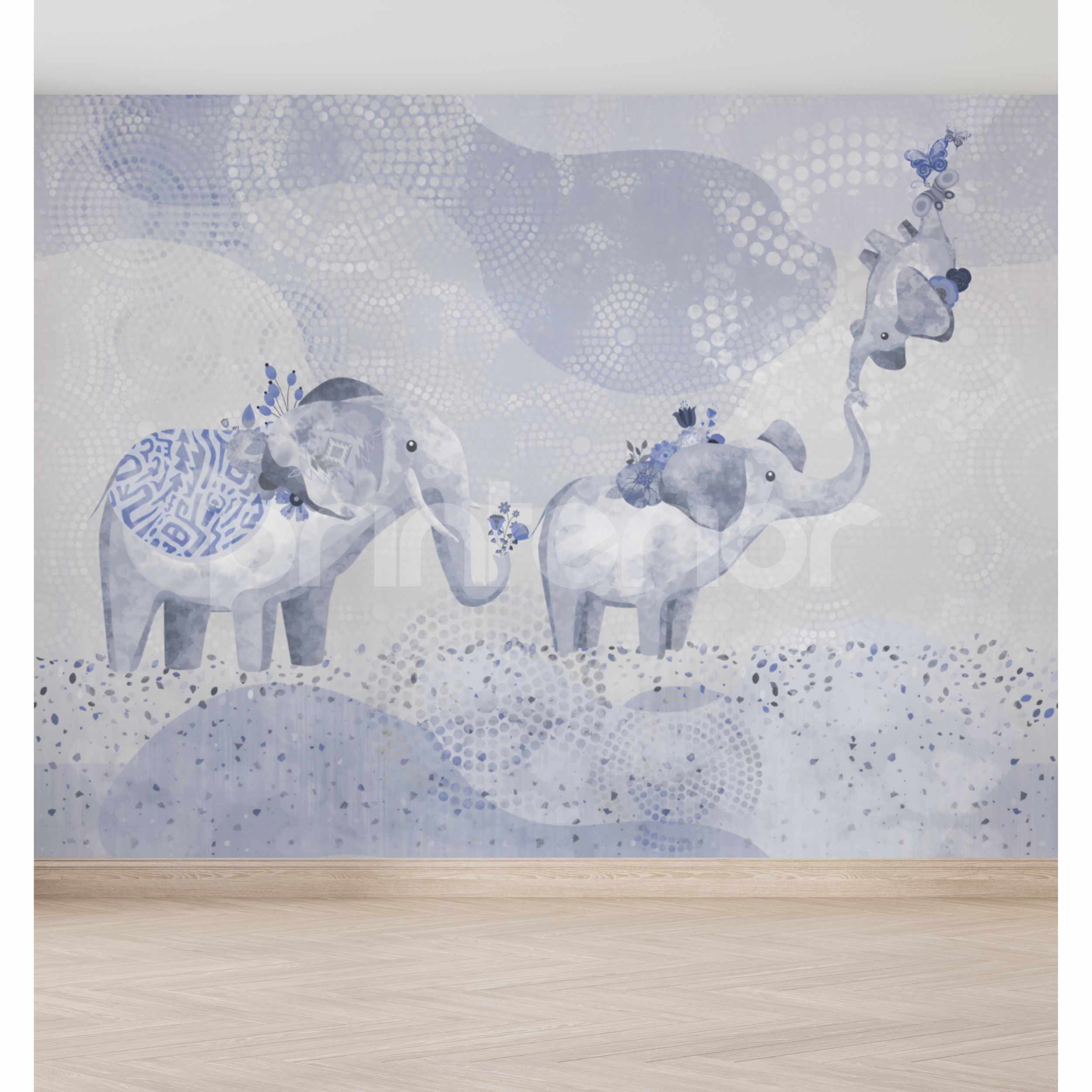 Family, Blue - Printerior