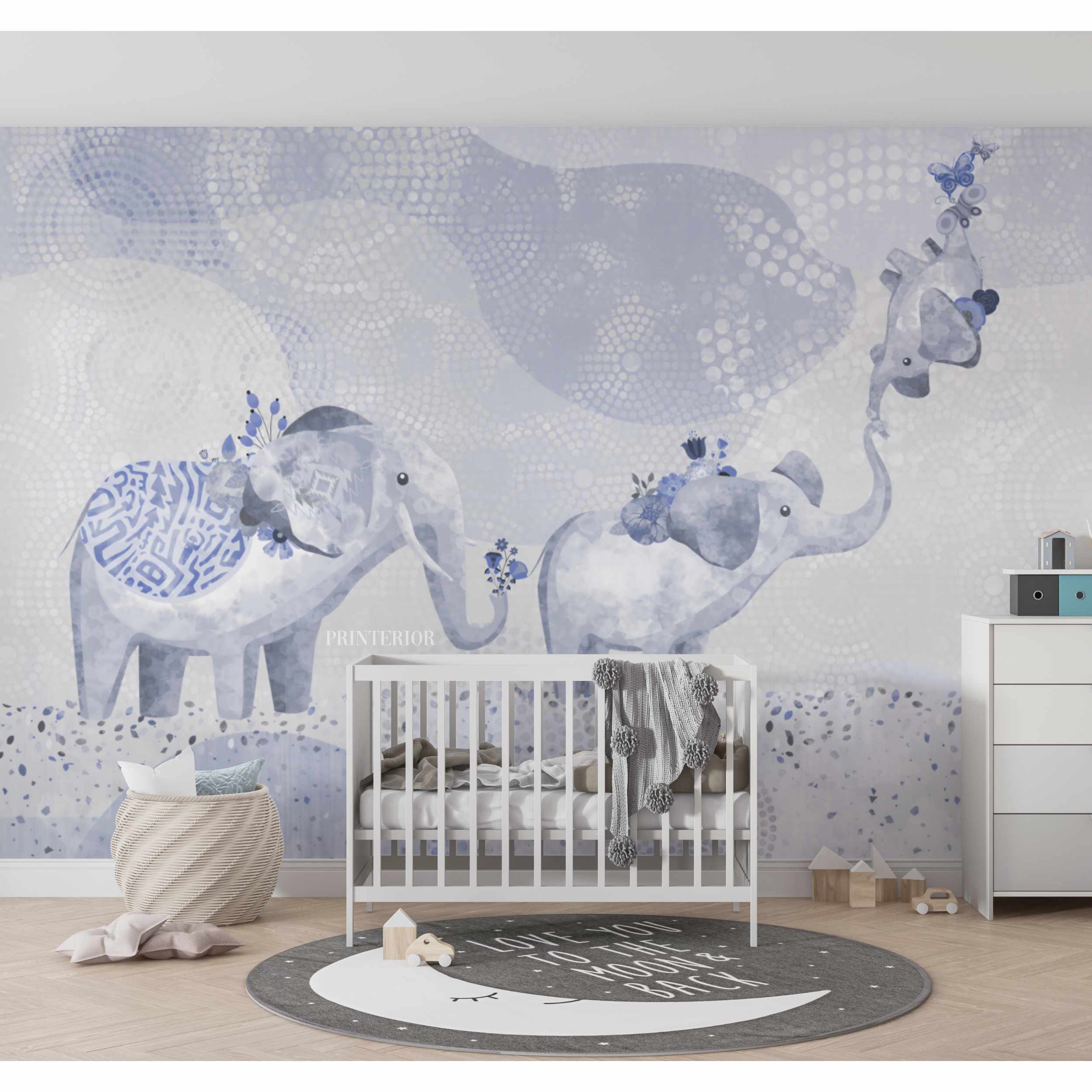 Family, Blue - Printerior