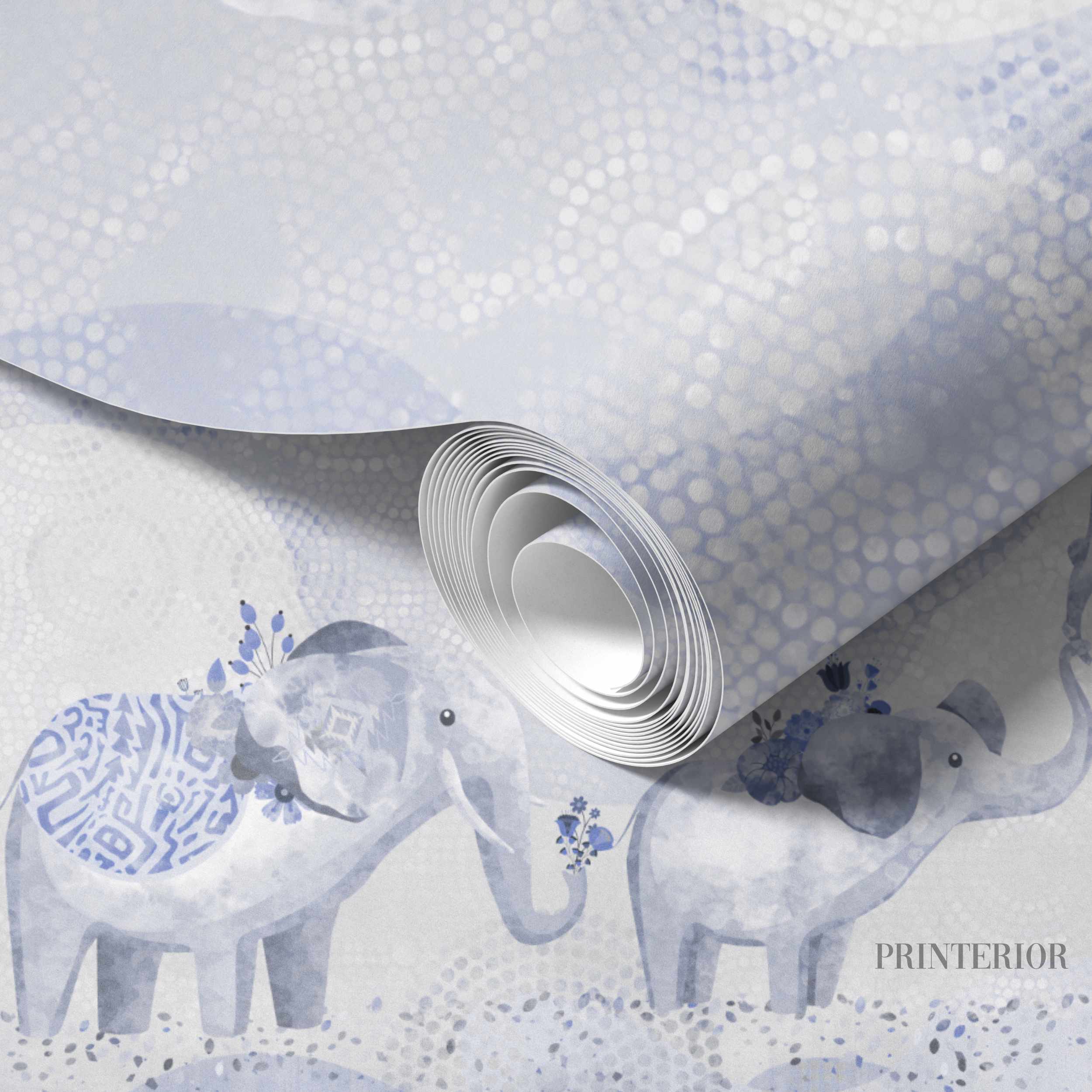Family, Blue - Printerior