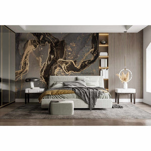 Abstract Gold Mirage - Printerior