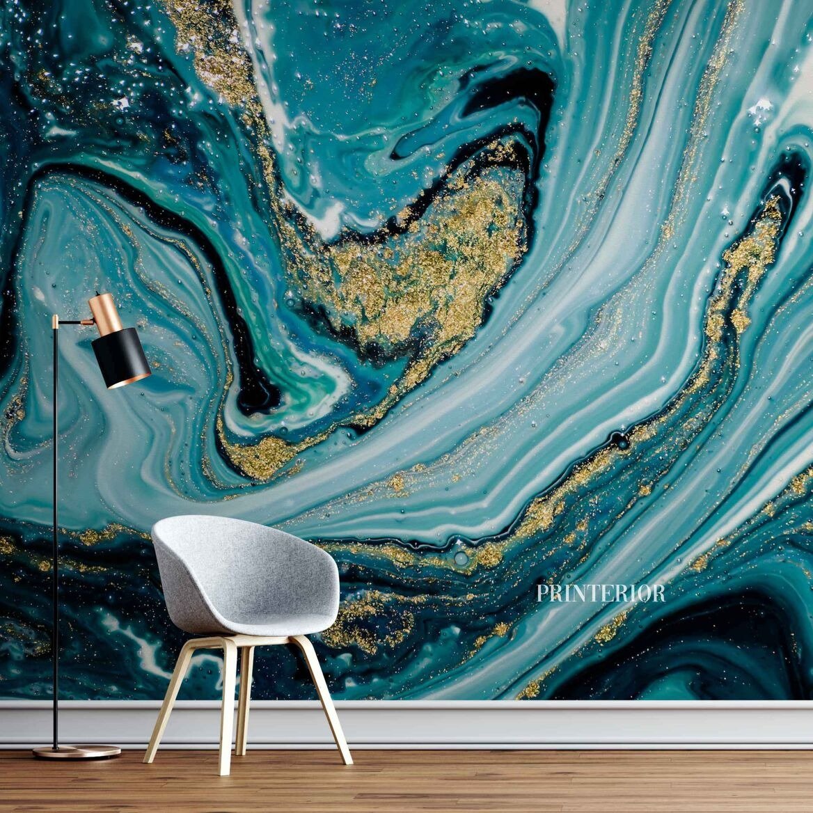 Turquoise Depths - Printerior