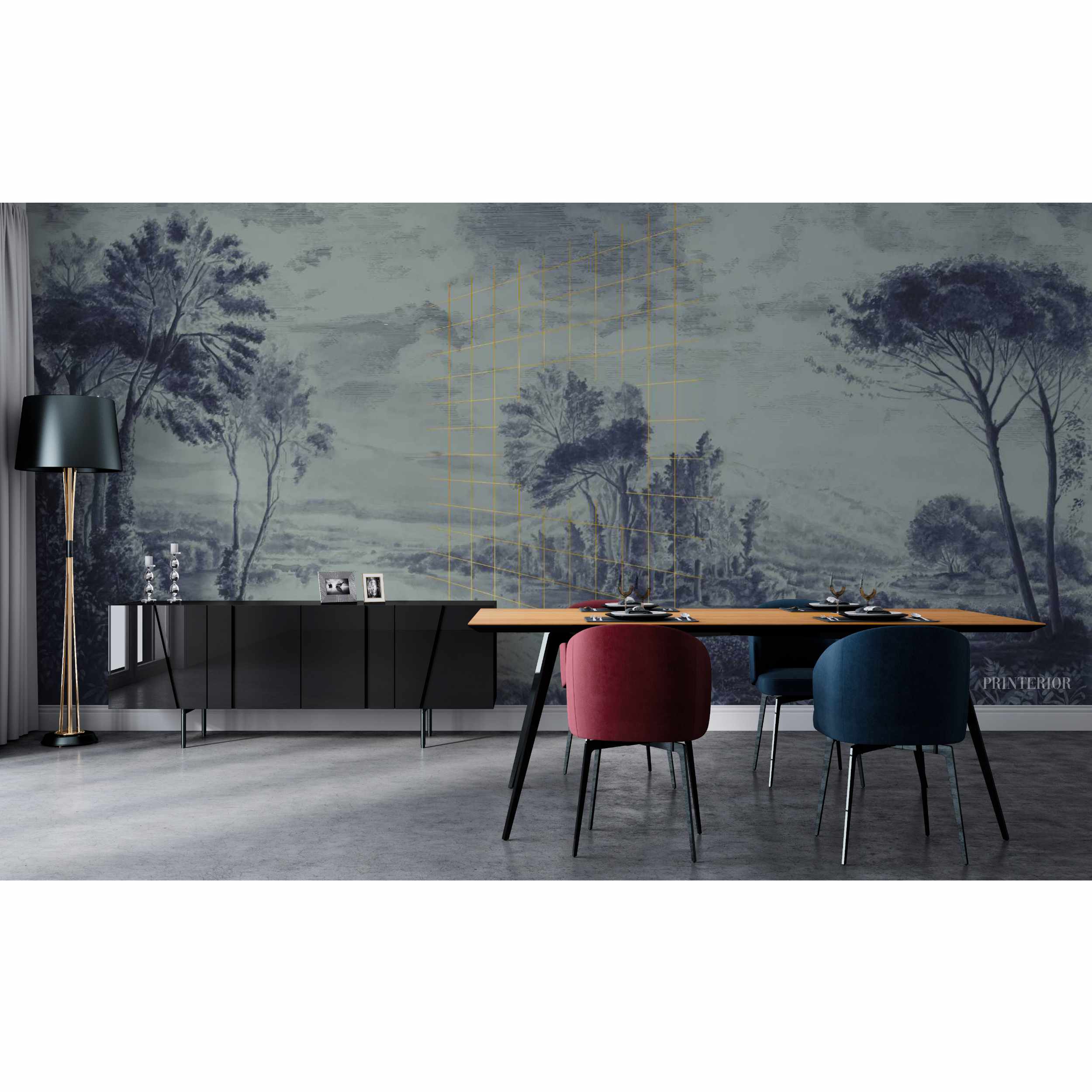 Miraggio Calmo (blue) - Printerior