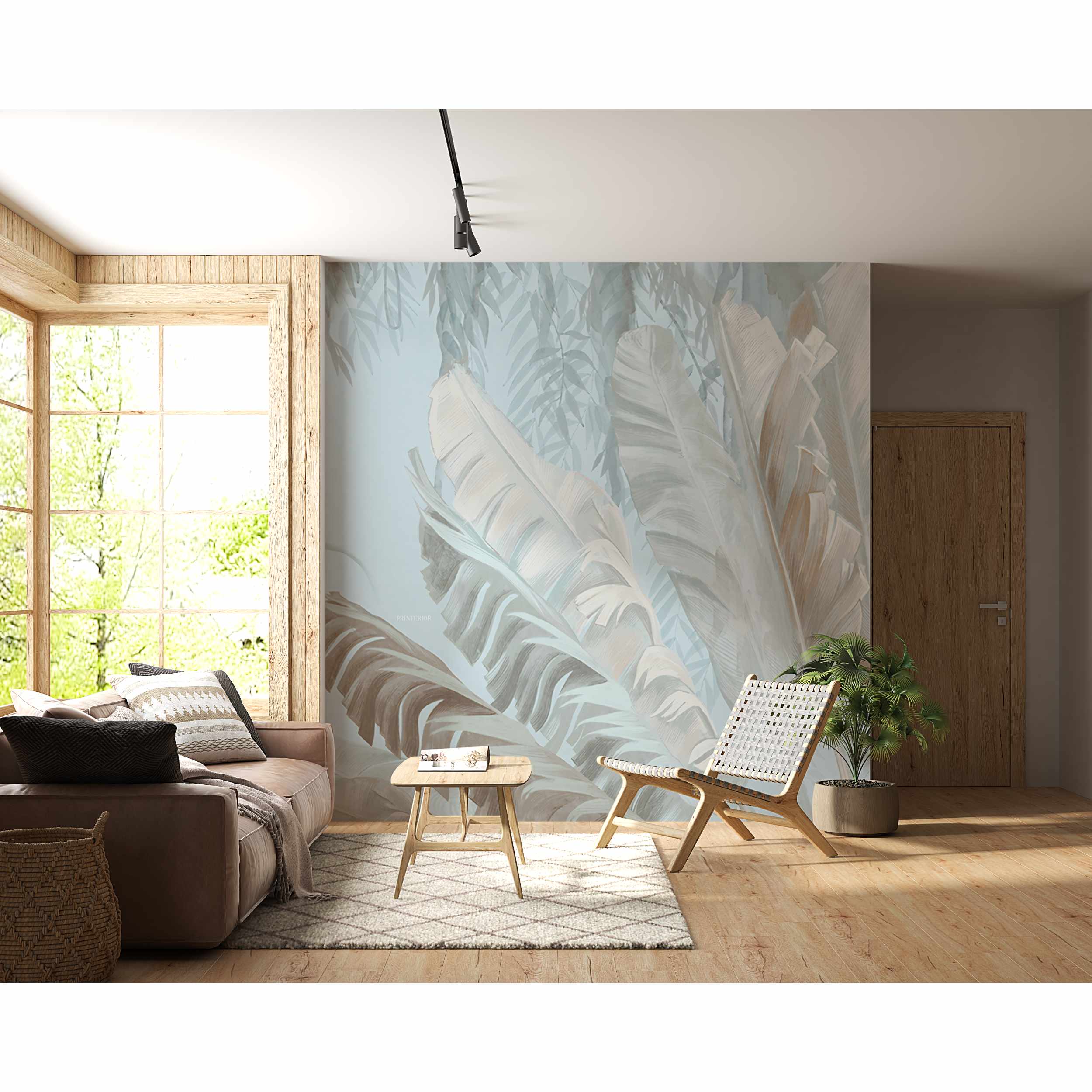 Ice Blue Corner - Printerior