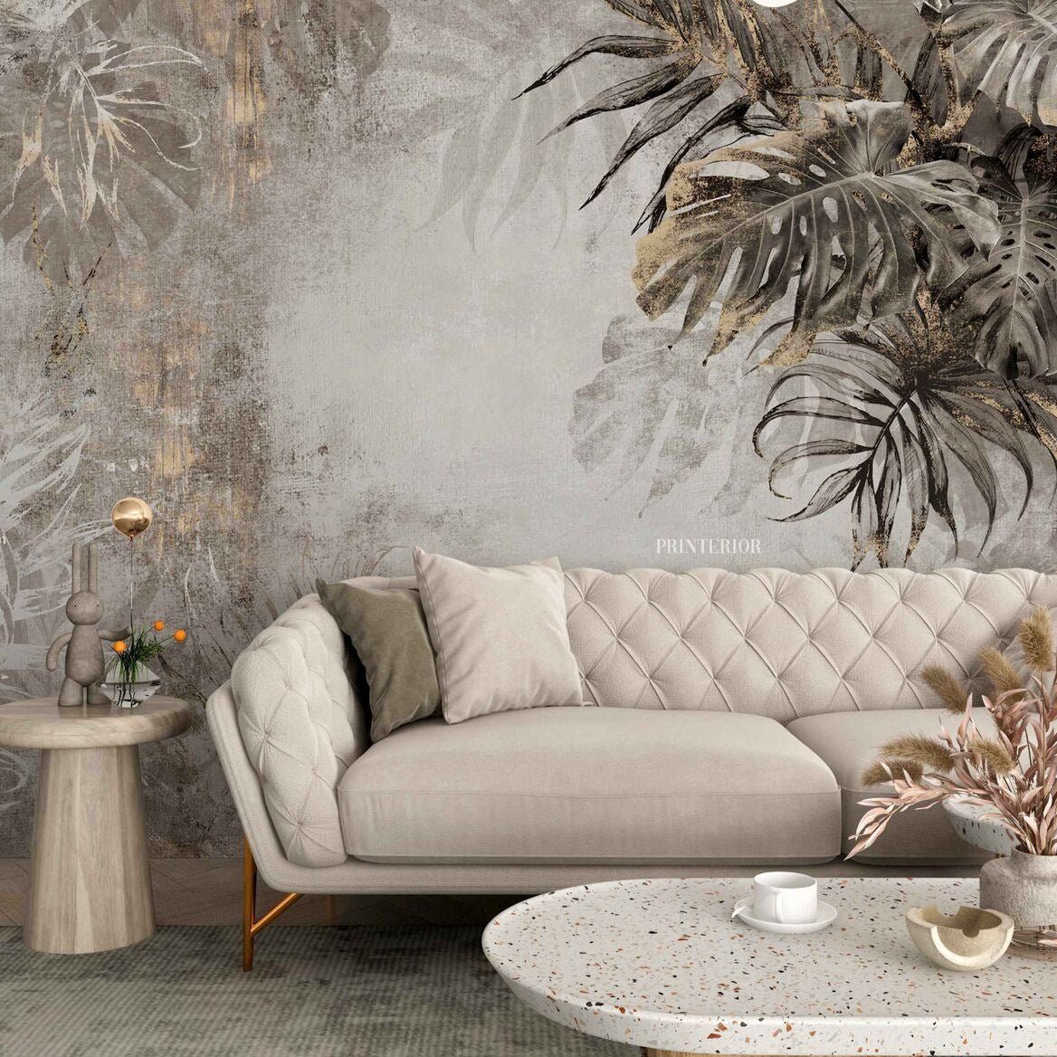 Tropical Oasis, Beige - Printerior