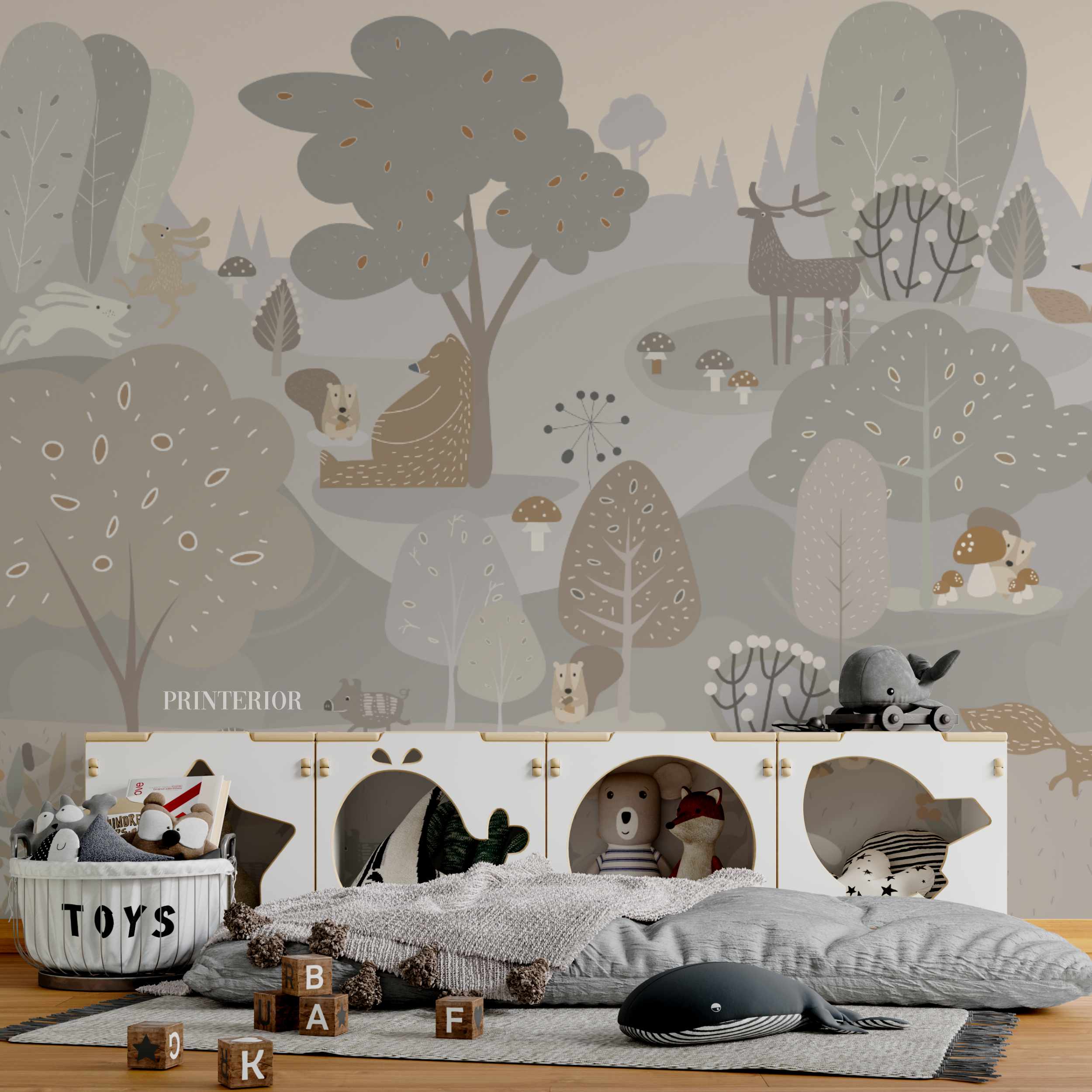 Woodland Friends 5 - Printerior