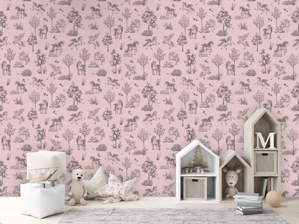 Amazing Unicorns – Black Pink – House cabinets
