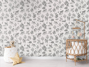Amazing Unicorns – Black White – Crib rotan