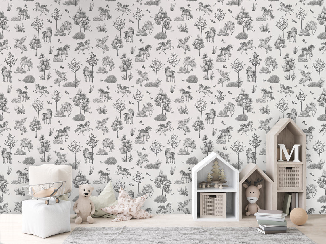 Amazing Unicorns – Black White – House cabinets