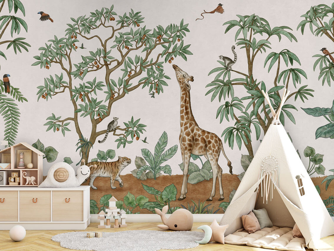 Animals in the Jungle dekor muri Printerior.