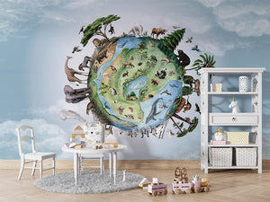 Animals of Earth ilustrim artistik me kafshë.