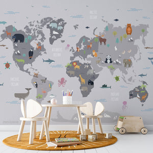 Animal Map - Printerior