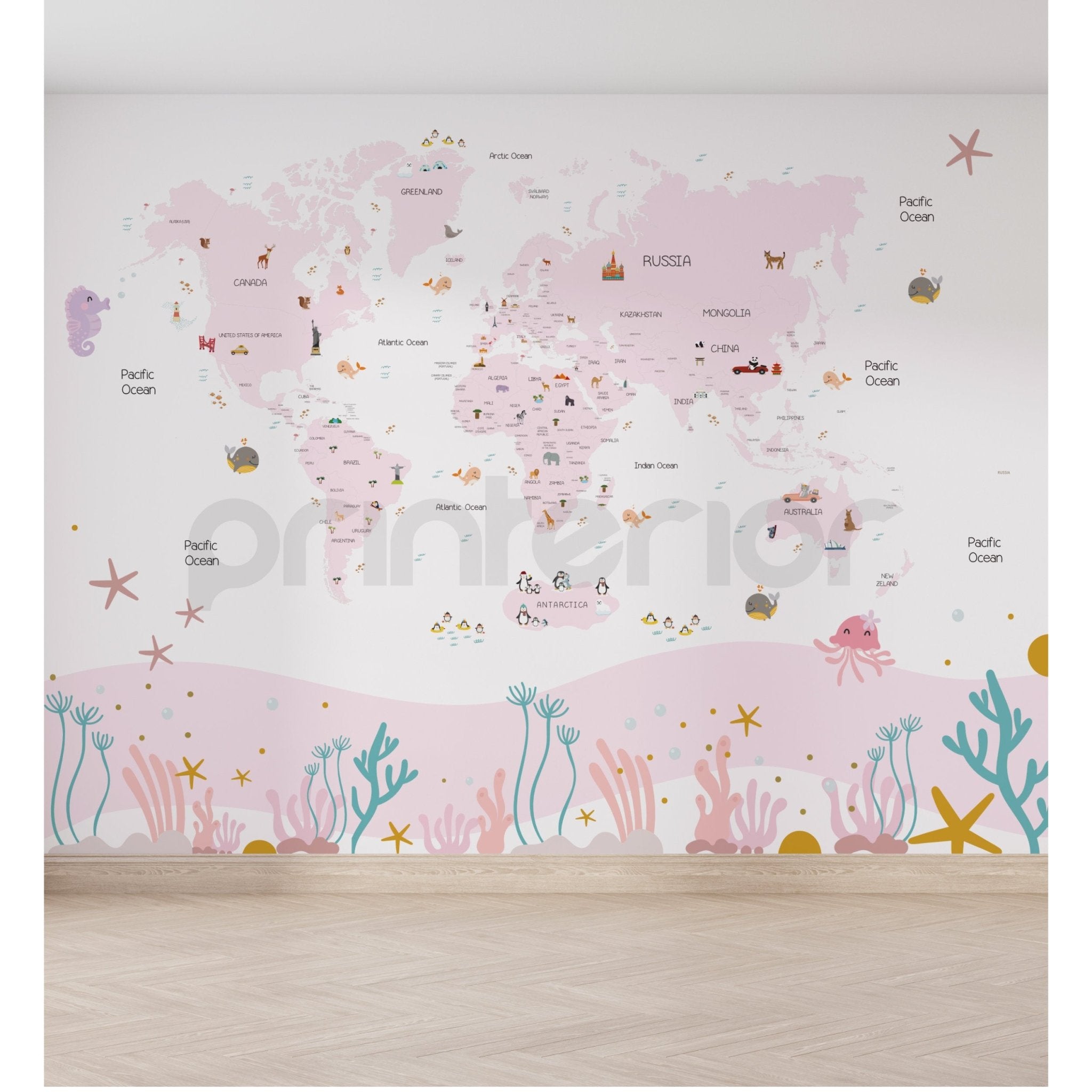 Map of Magic Places - Printerior