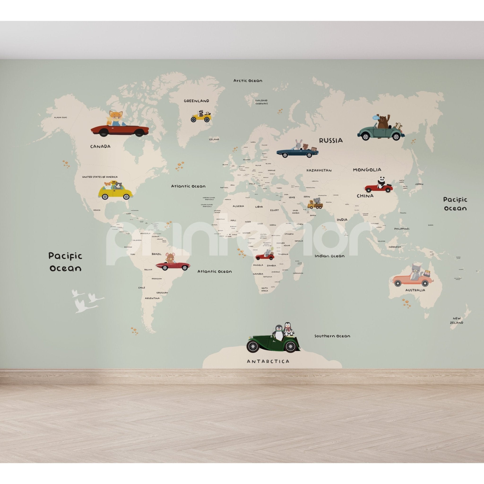 Big World, Little Feet - Printerior
