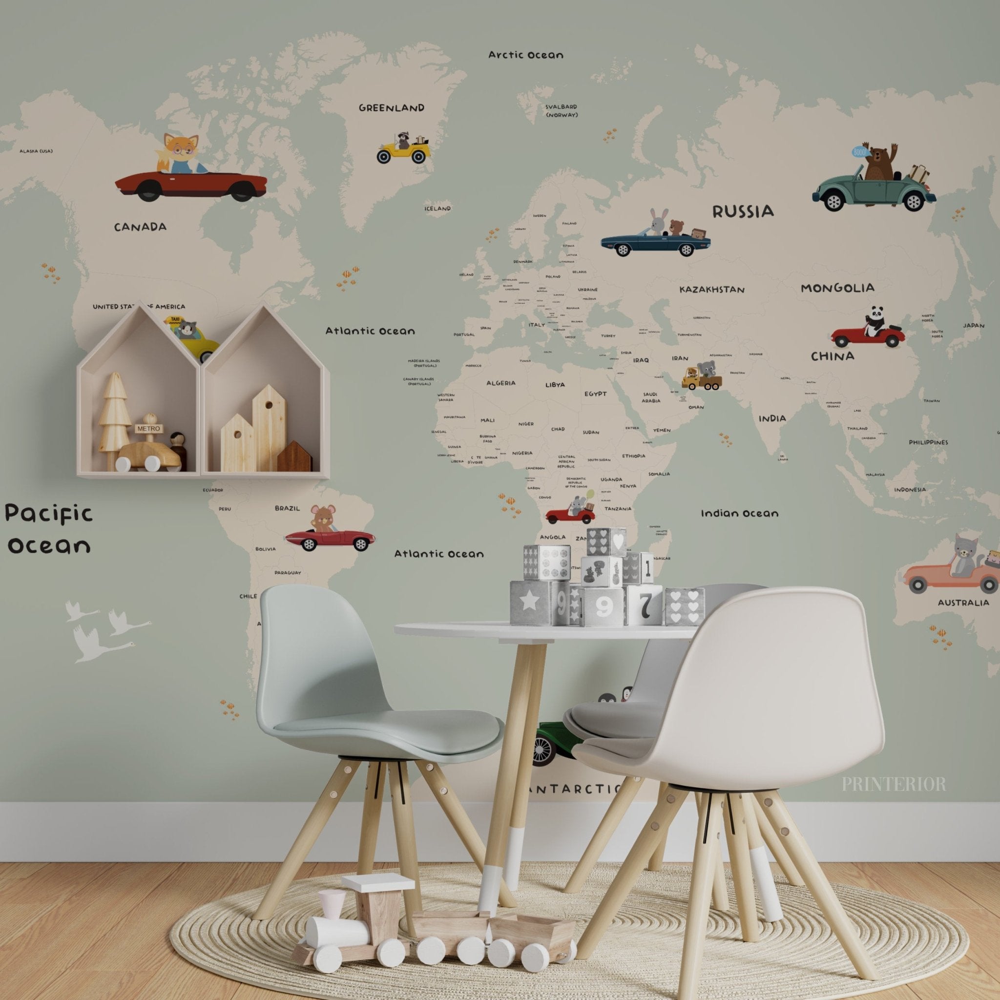 Big World, Little Feet - Printerior