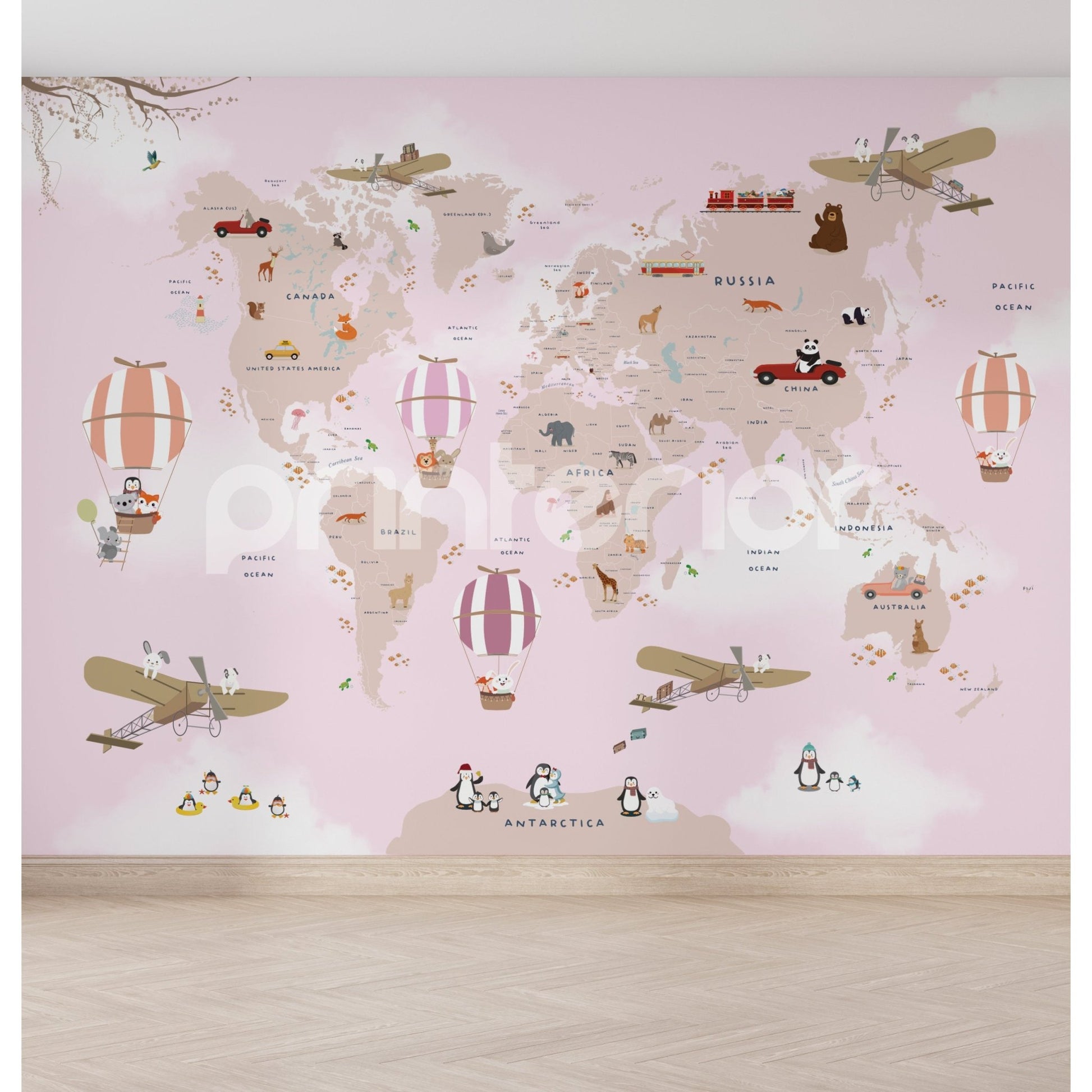 Pinky Map - Printerior