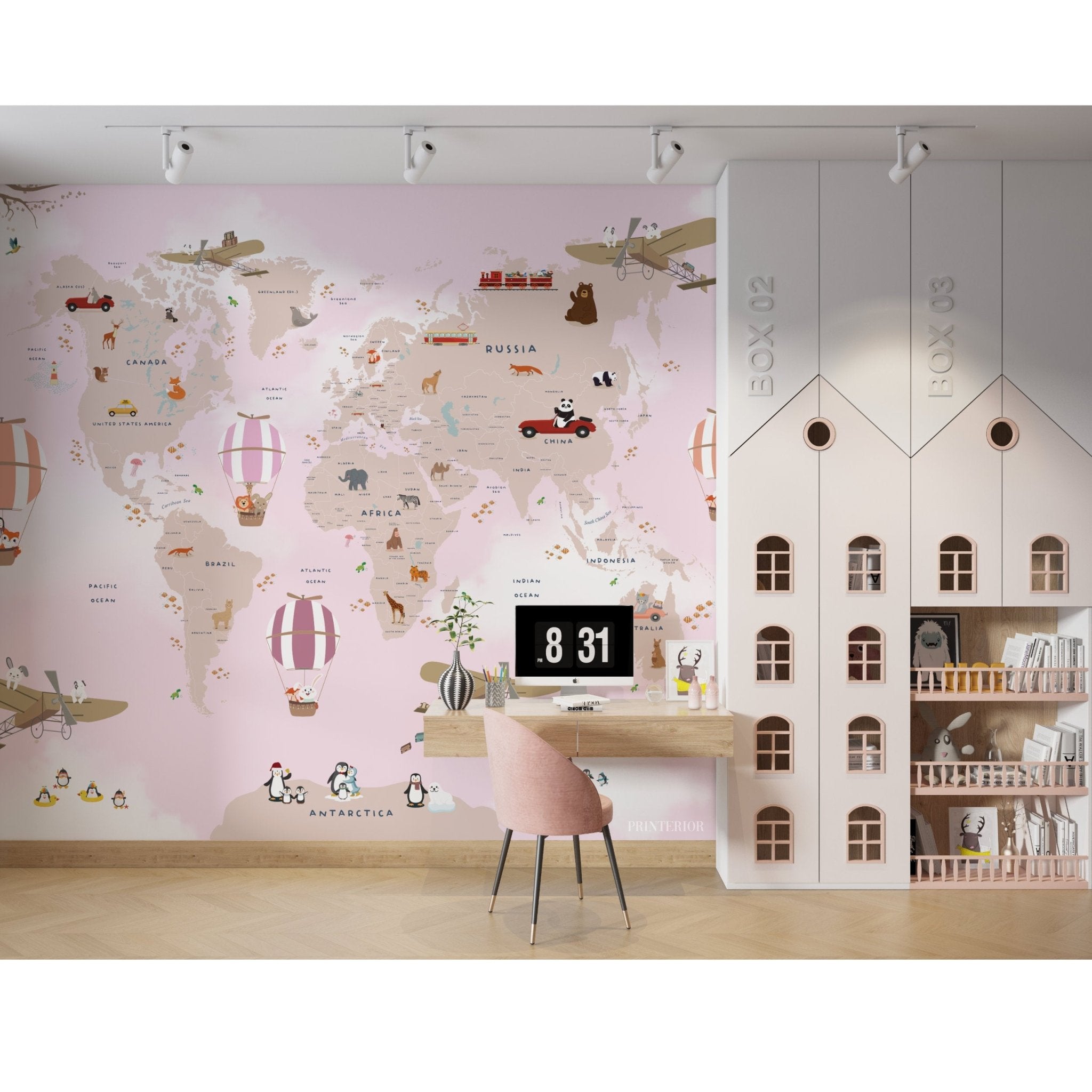 Pinky Map - Printerior