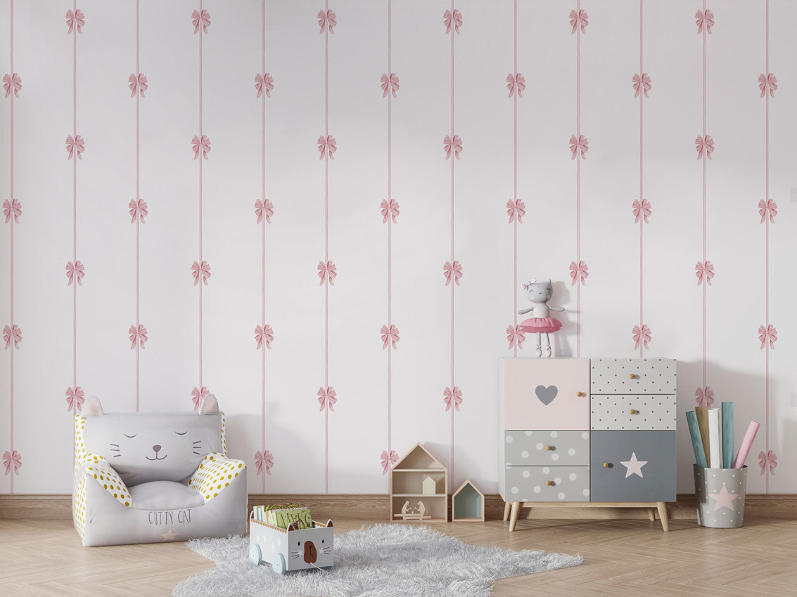 BOWTIES - Mural - Chair and cabinet