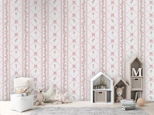 BOWTIES WITH FLOWERS - Mural - House cabinets