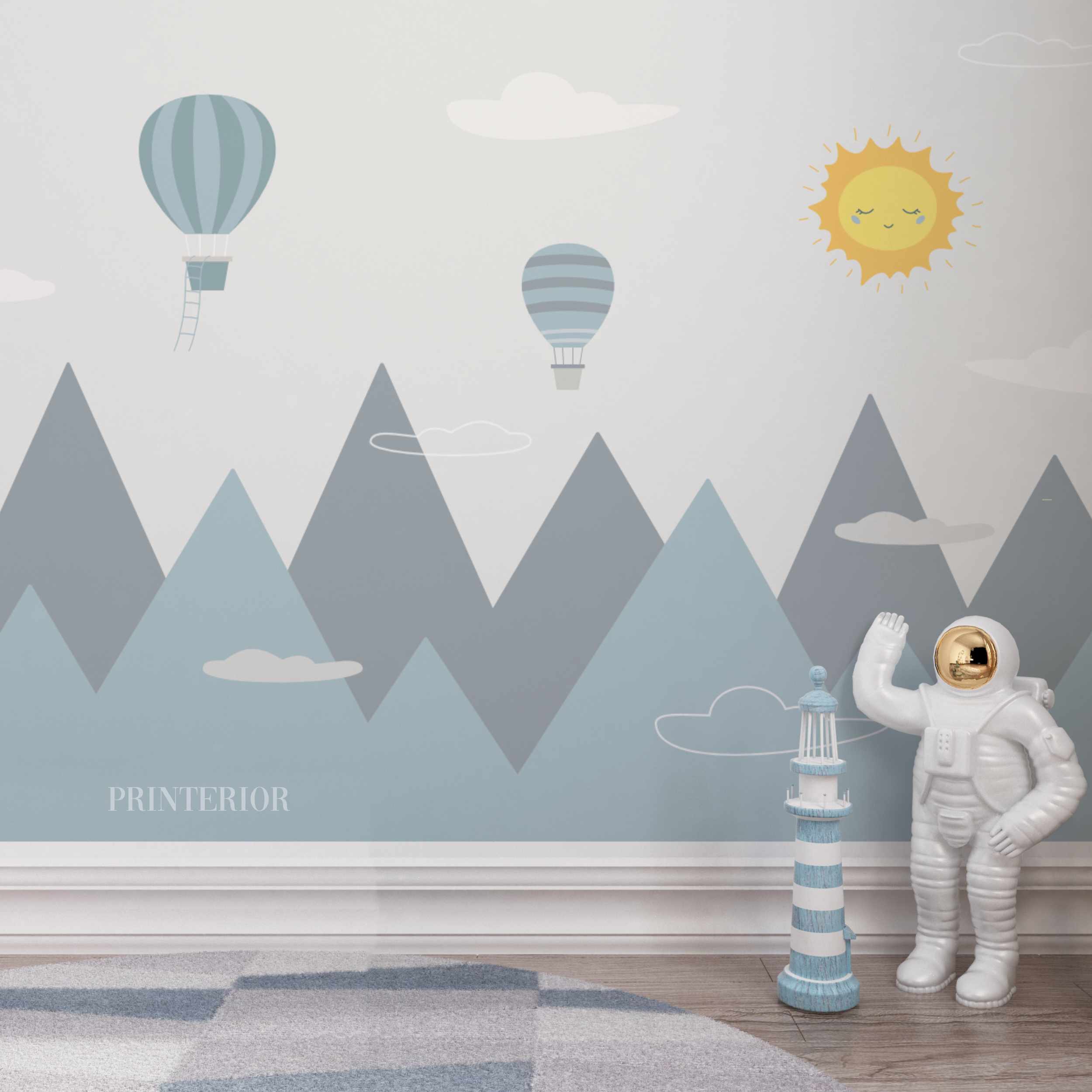 Balloons on the sky - Printerior