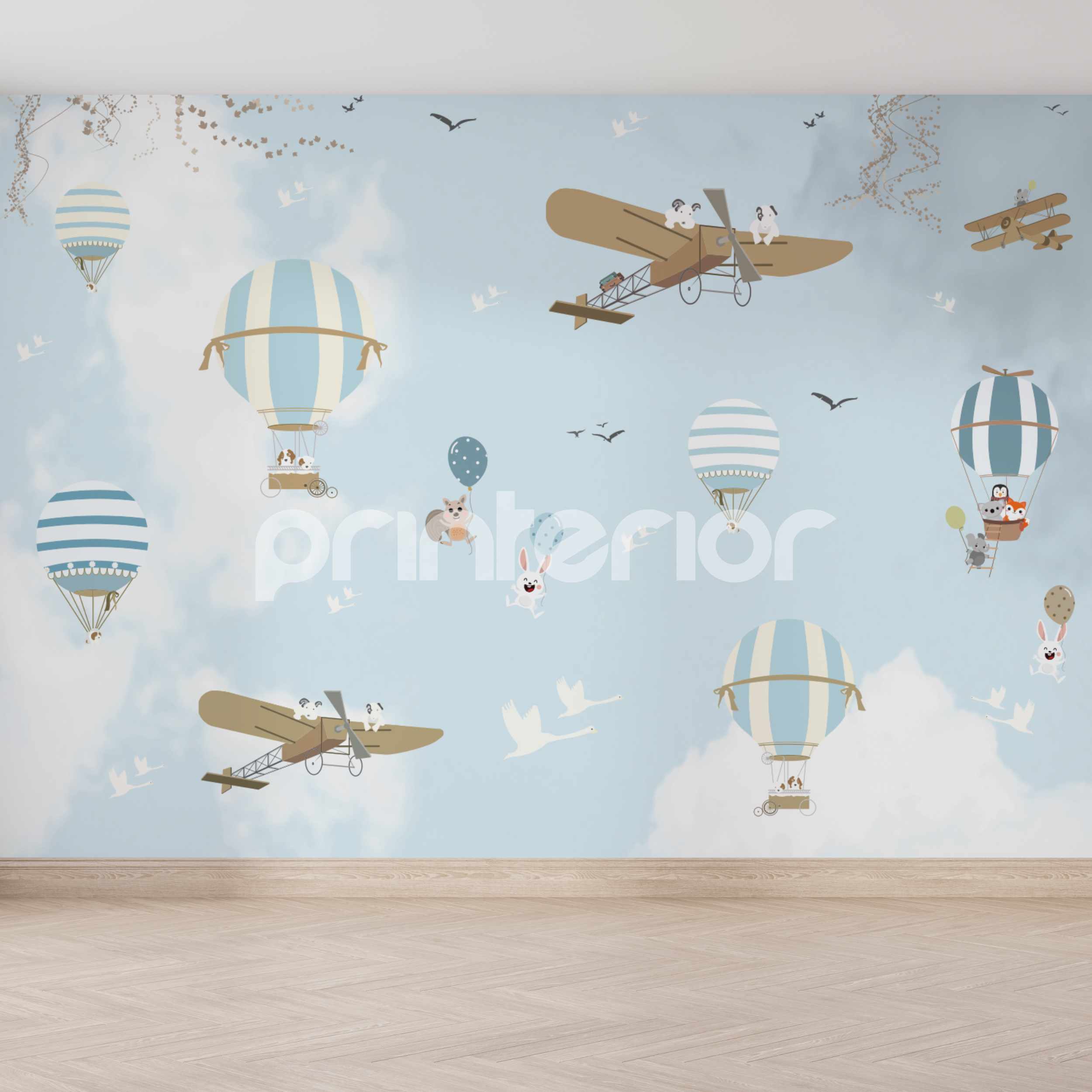 Balloons Blue - Printerior