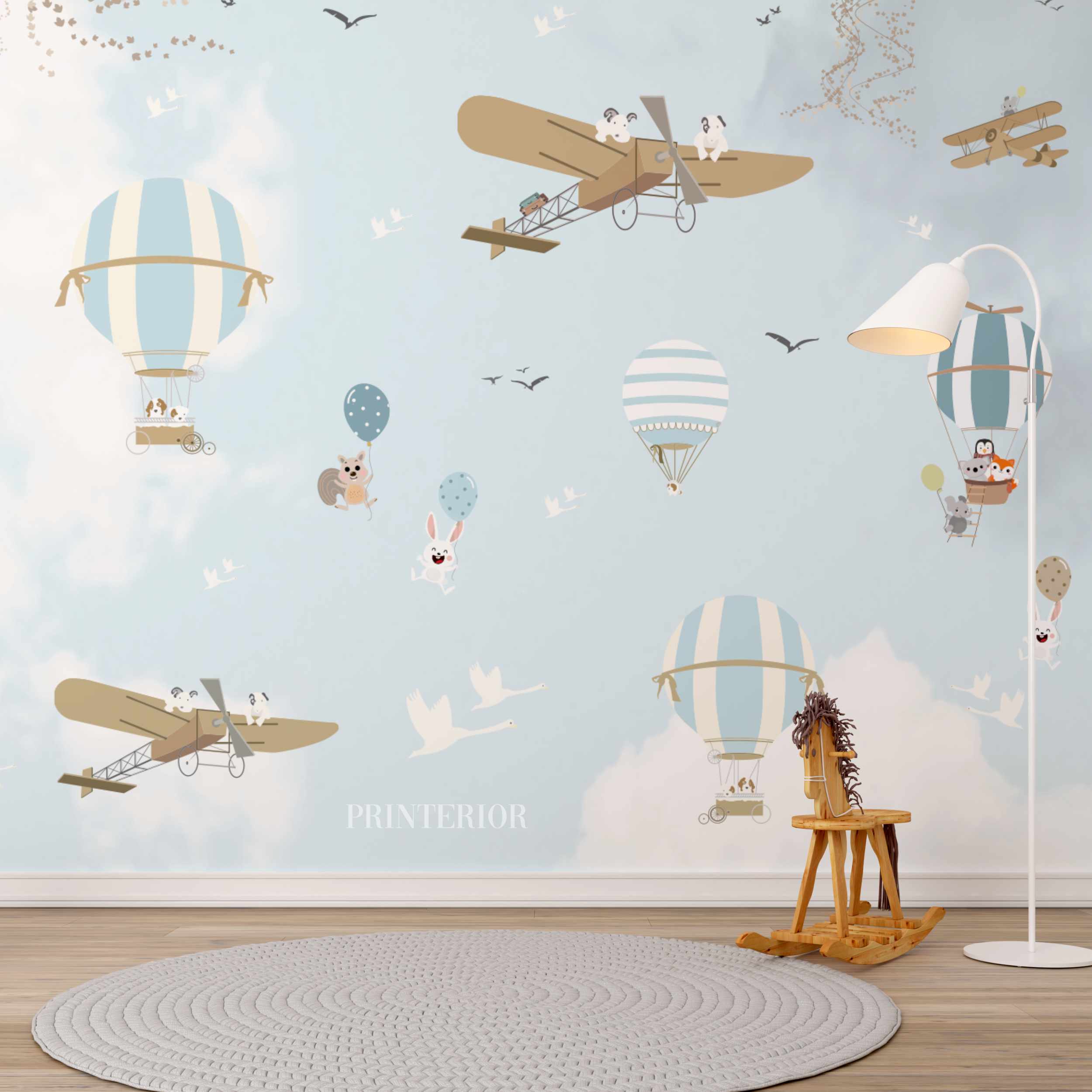 Balloons Blue - Printerior