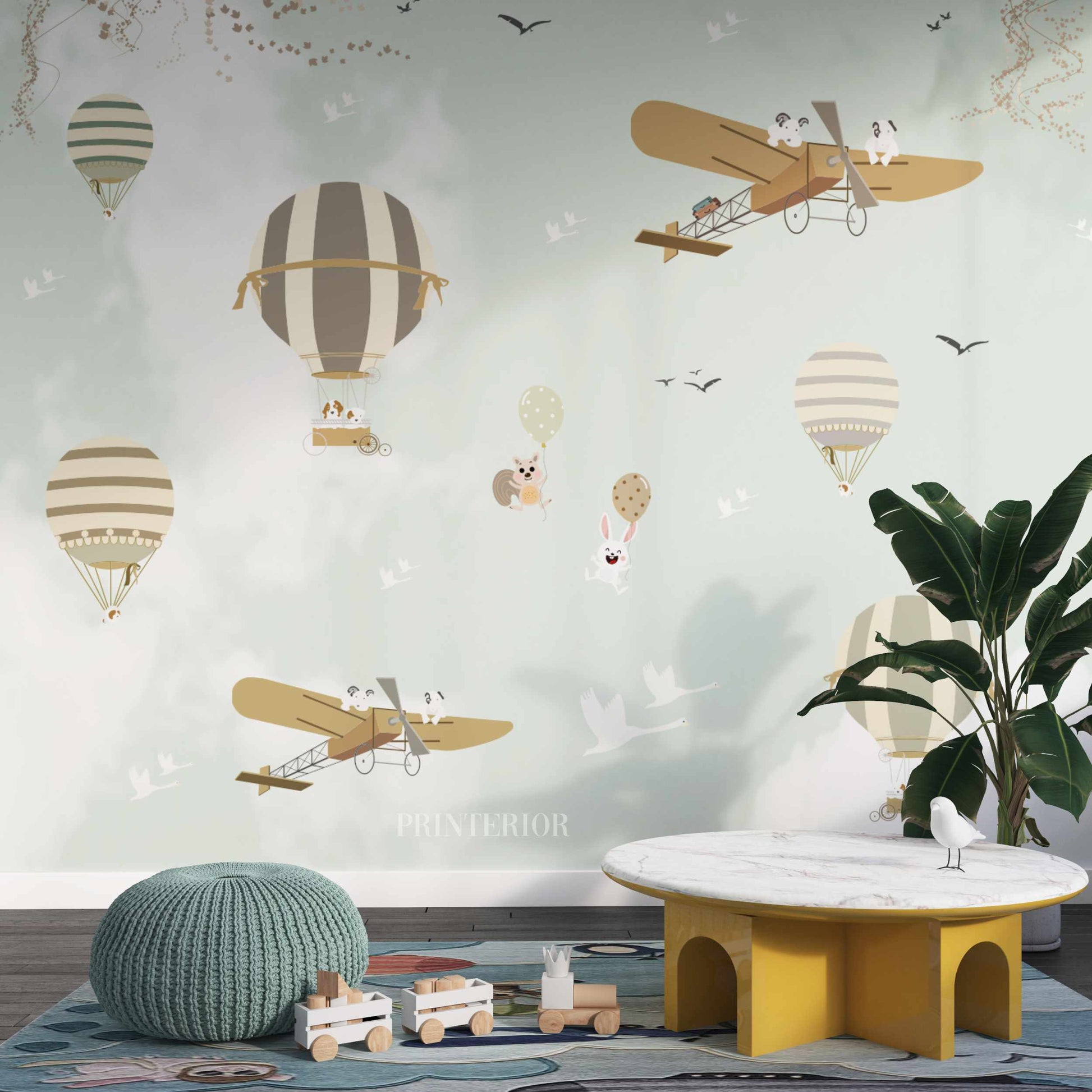 Balloons Green - Printerior