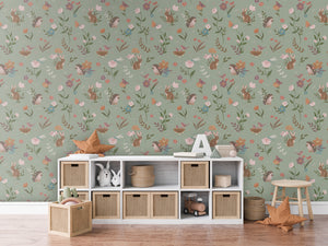 CUTE FOREST GREEN - Mural - Dressoir