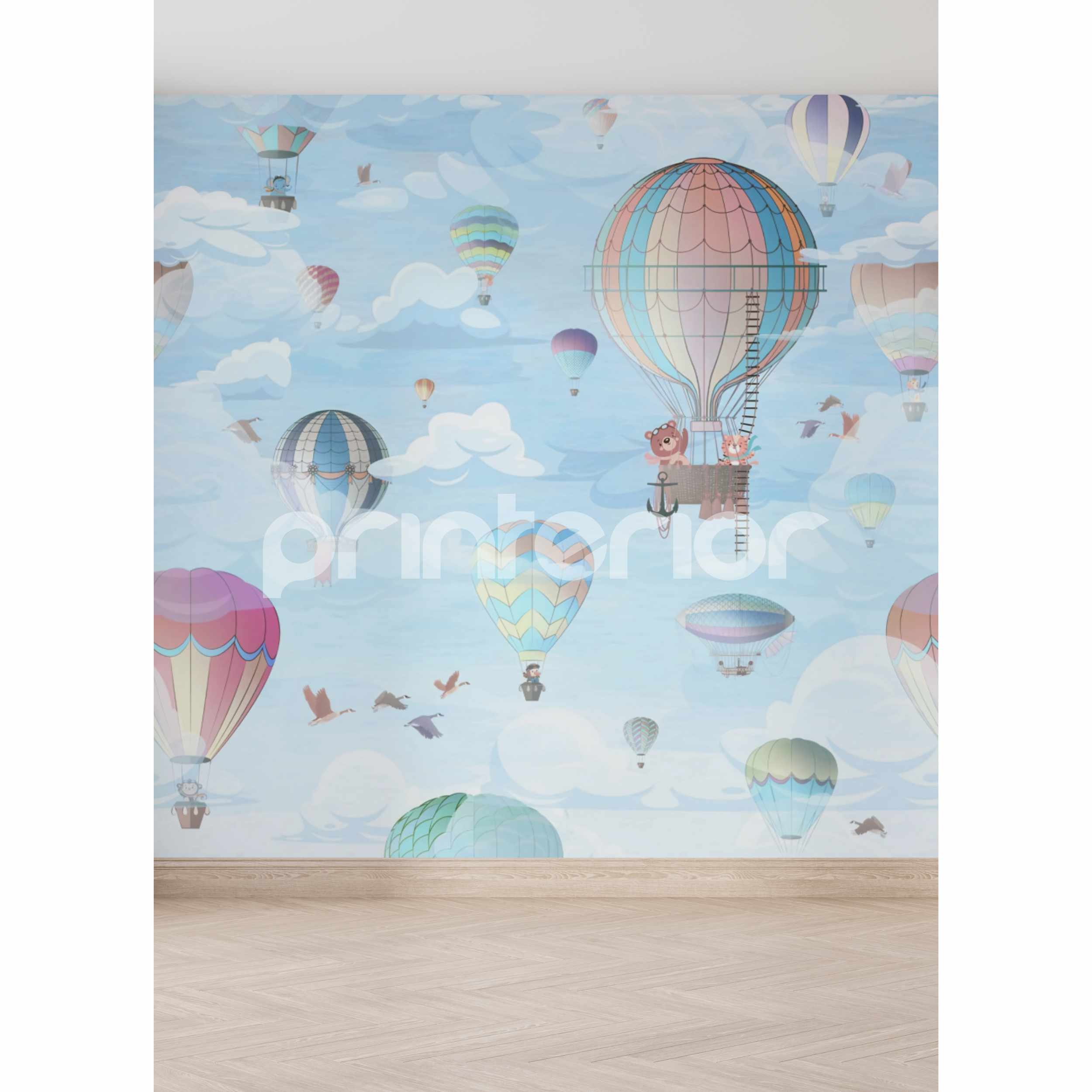 Cappadocia, Blue - Printerior