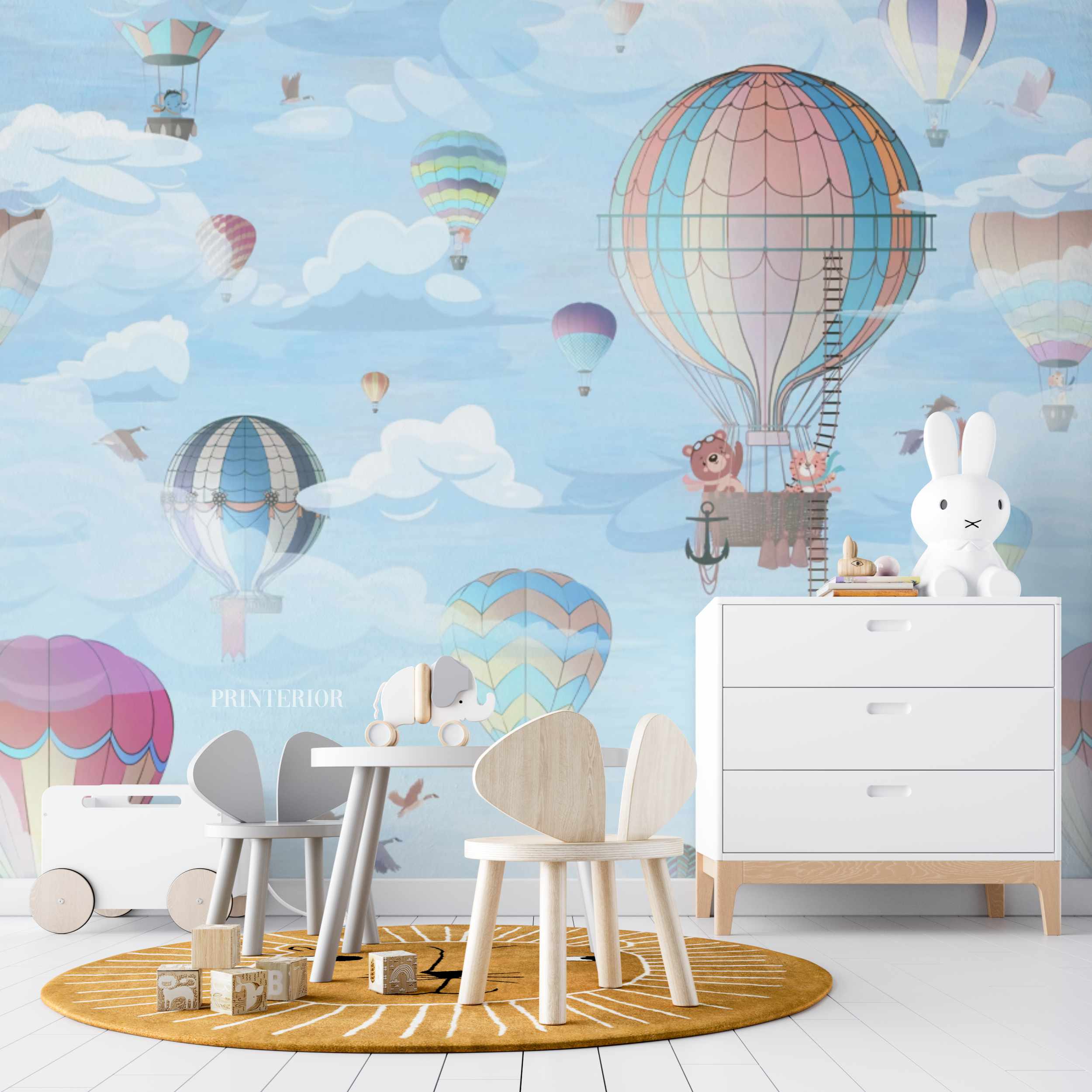 Cappadocia, Blue - Printerior