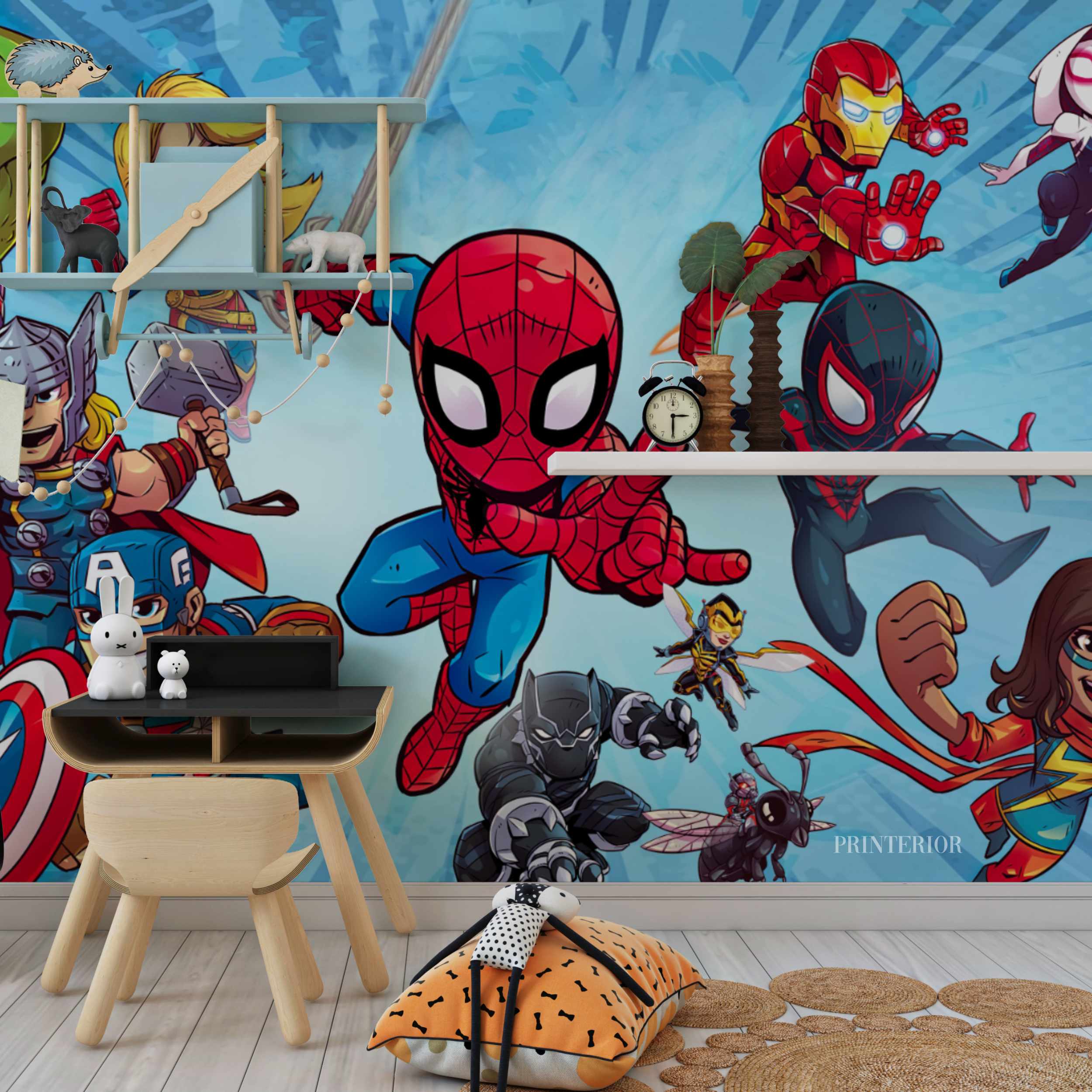 Cute Superheros - Printerior
