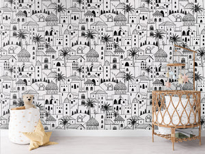 Desert Stories – Black White – Crib rotan