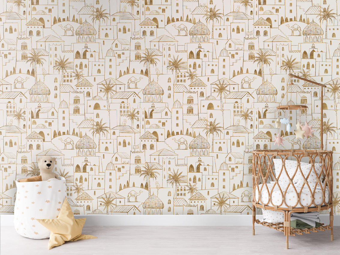 Desert Stories – Gold White – Crib rotan
