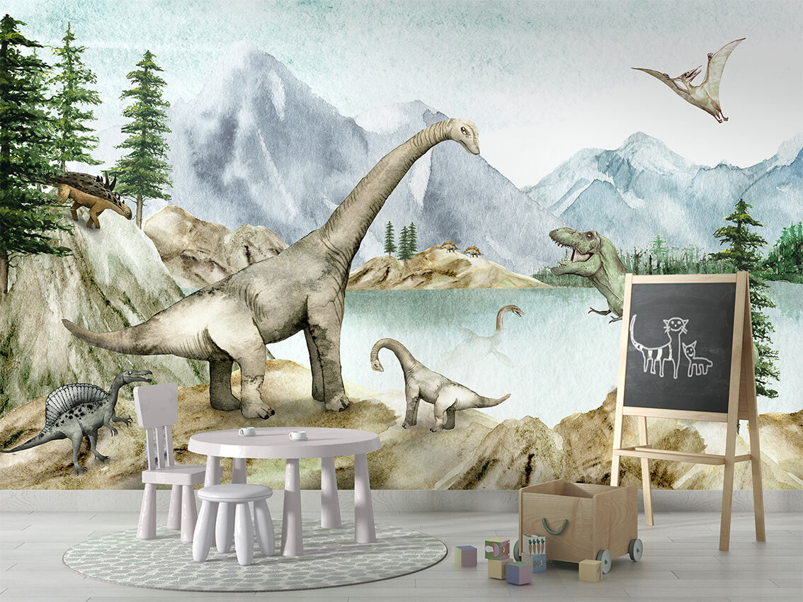 Dino Dreams dekor muri nga Printerior.