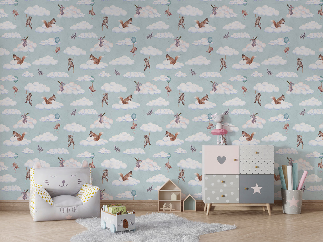 Fun in the Clouds – Chair and cabinet