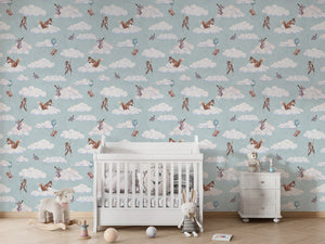 Fun in the Clouds – Crib white