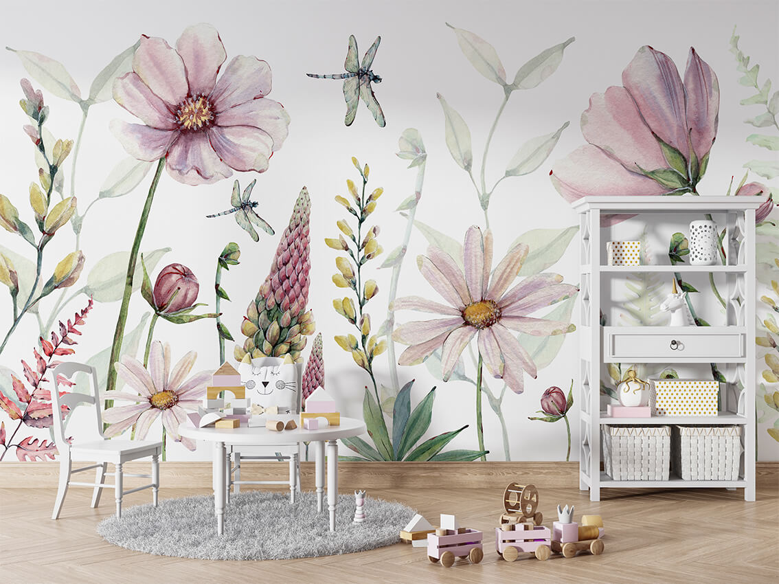 Fabulous Flowers dekor muri premium nga Printerior.