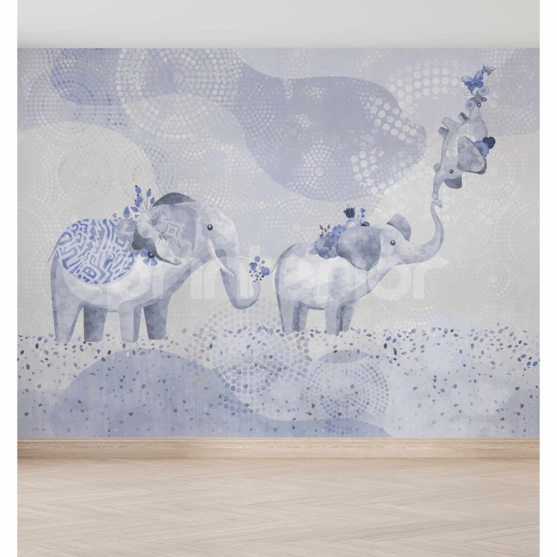 Family, Blue - Printerior