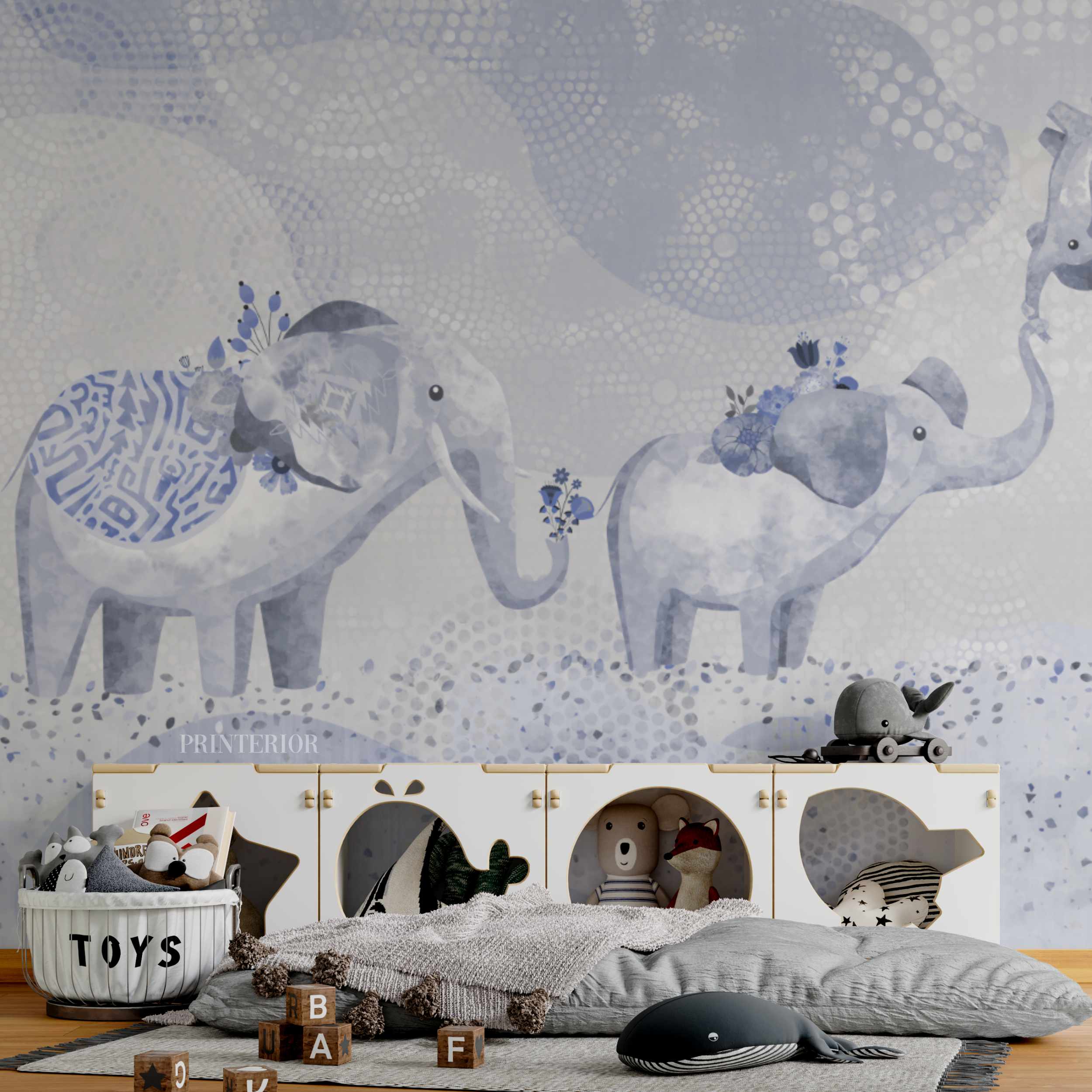 Family, Blue - Printerior
