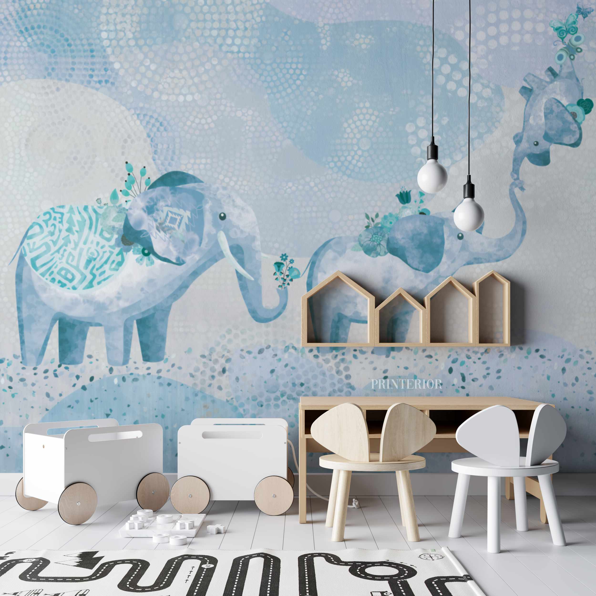 Family, Turquois - Printerior