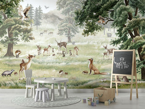 Forest Fun ilustrim artistik woodland.