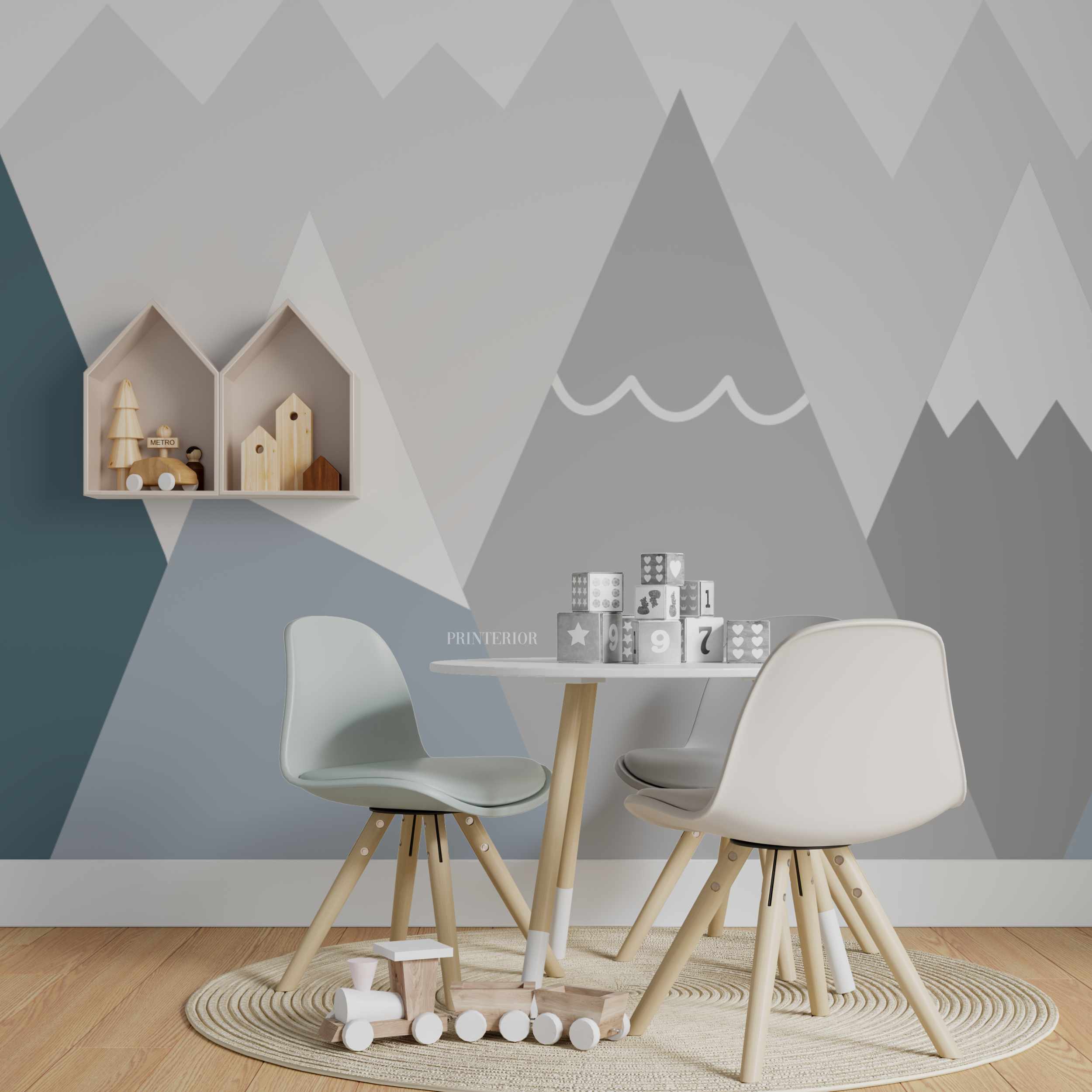 High ground, Blue - Printerior