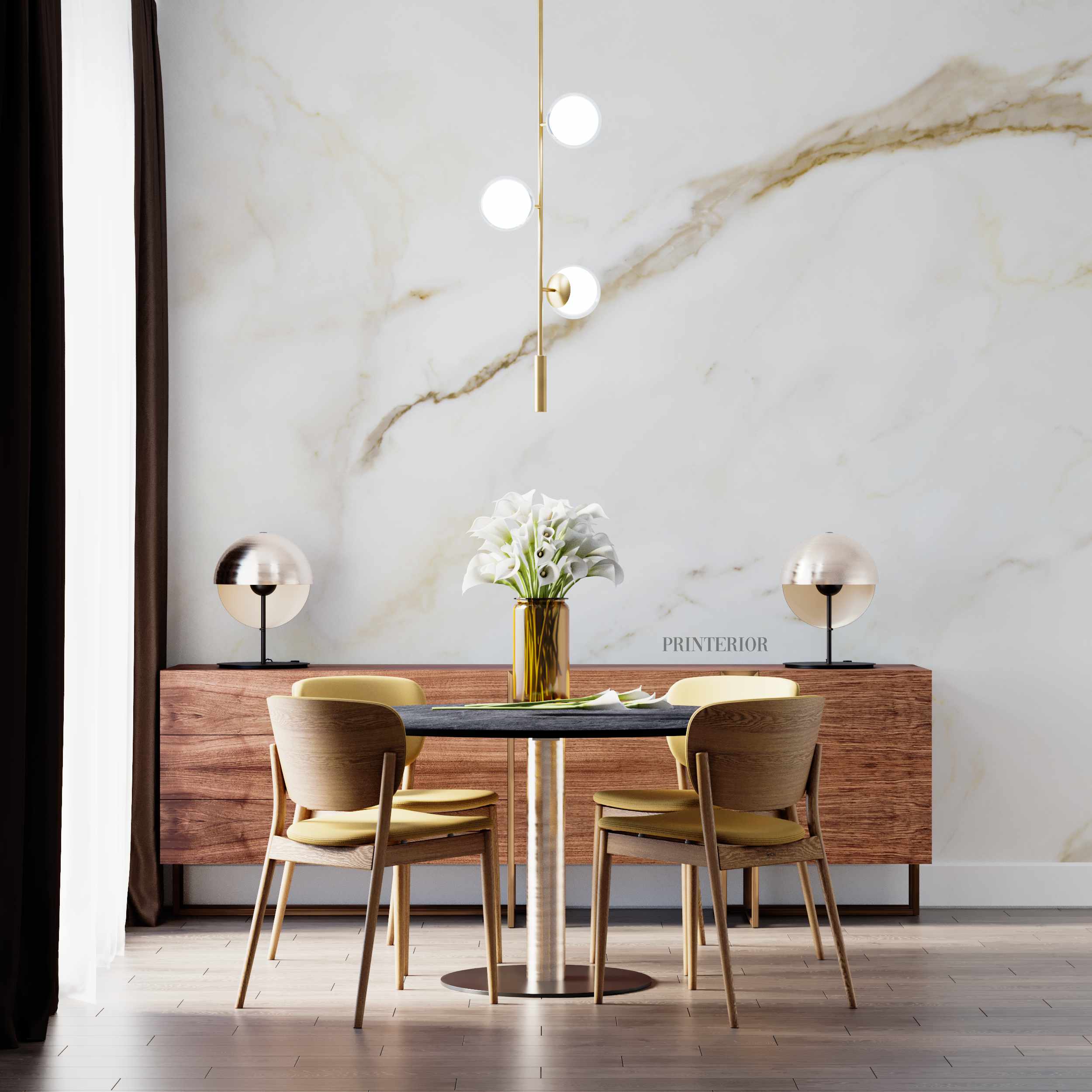 Marble Pastel Glow - Printerior