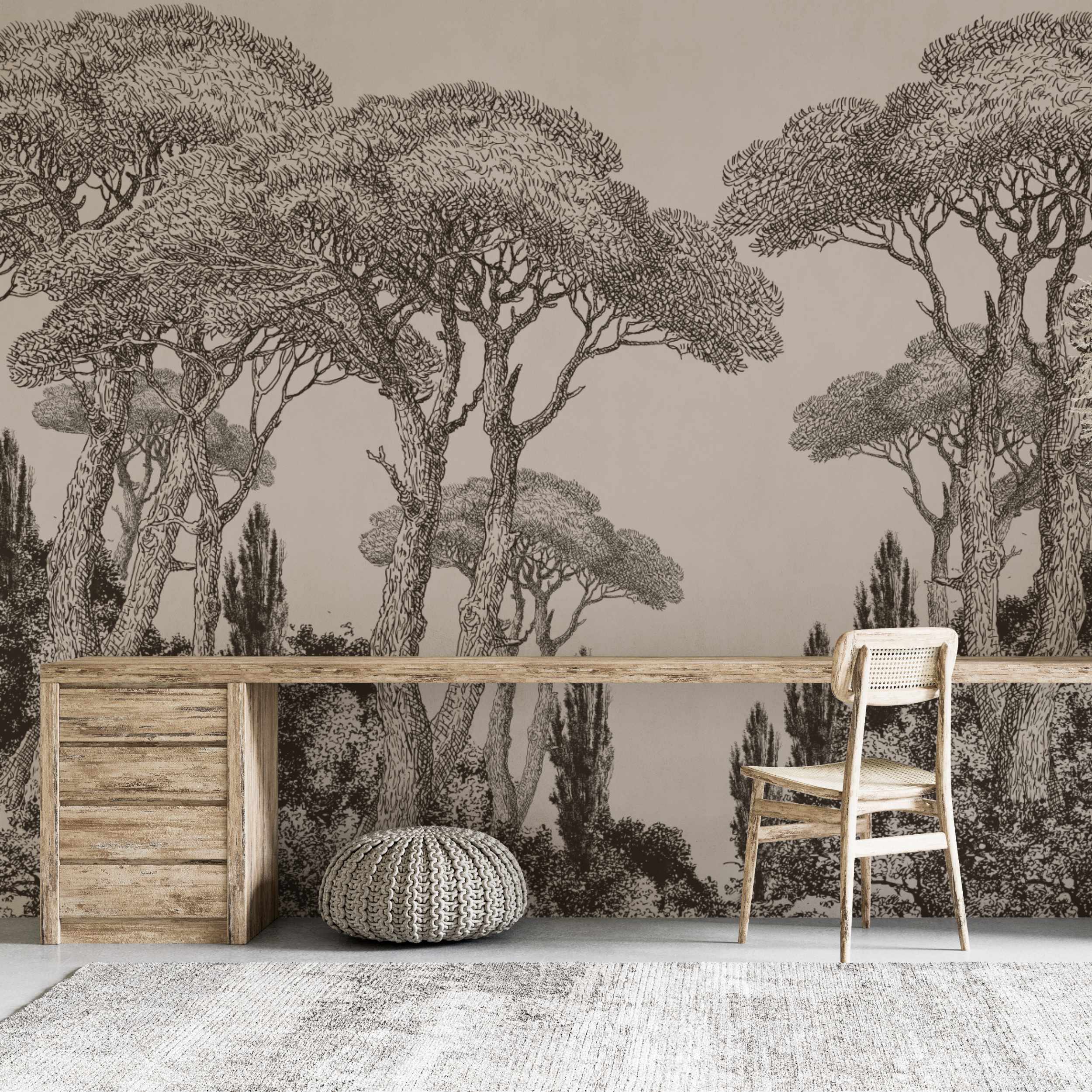 Sepia Bloom - Printerior