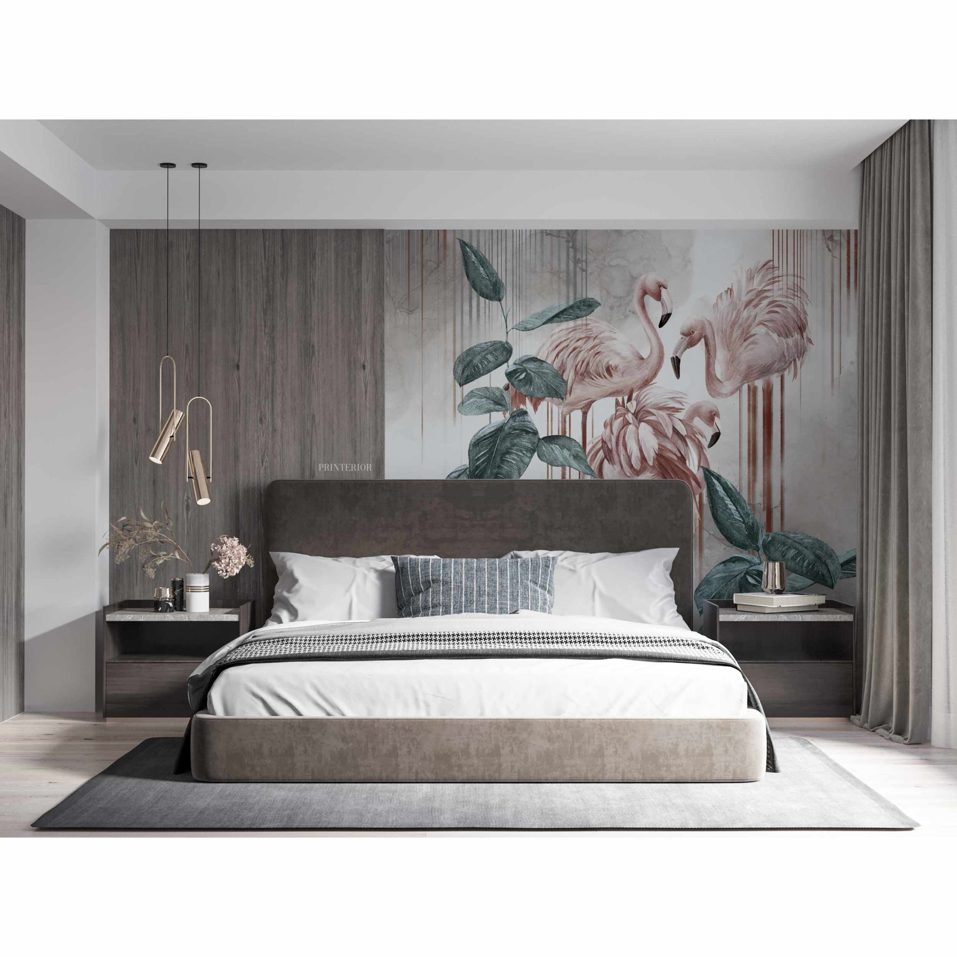 Flamingo Elegance - Printerior