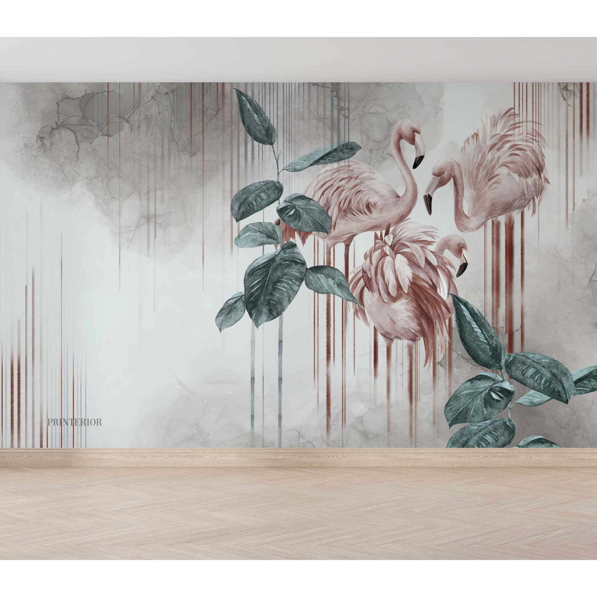 Flamingo Elegance - Printerior