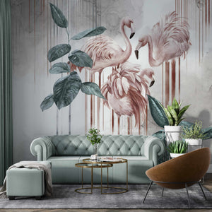 Flamingo Elegance - Printerior