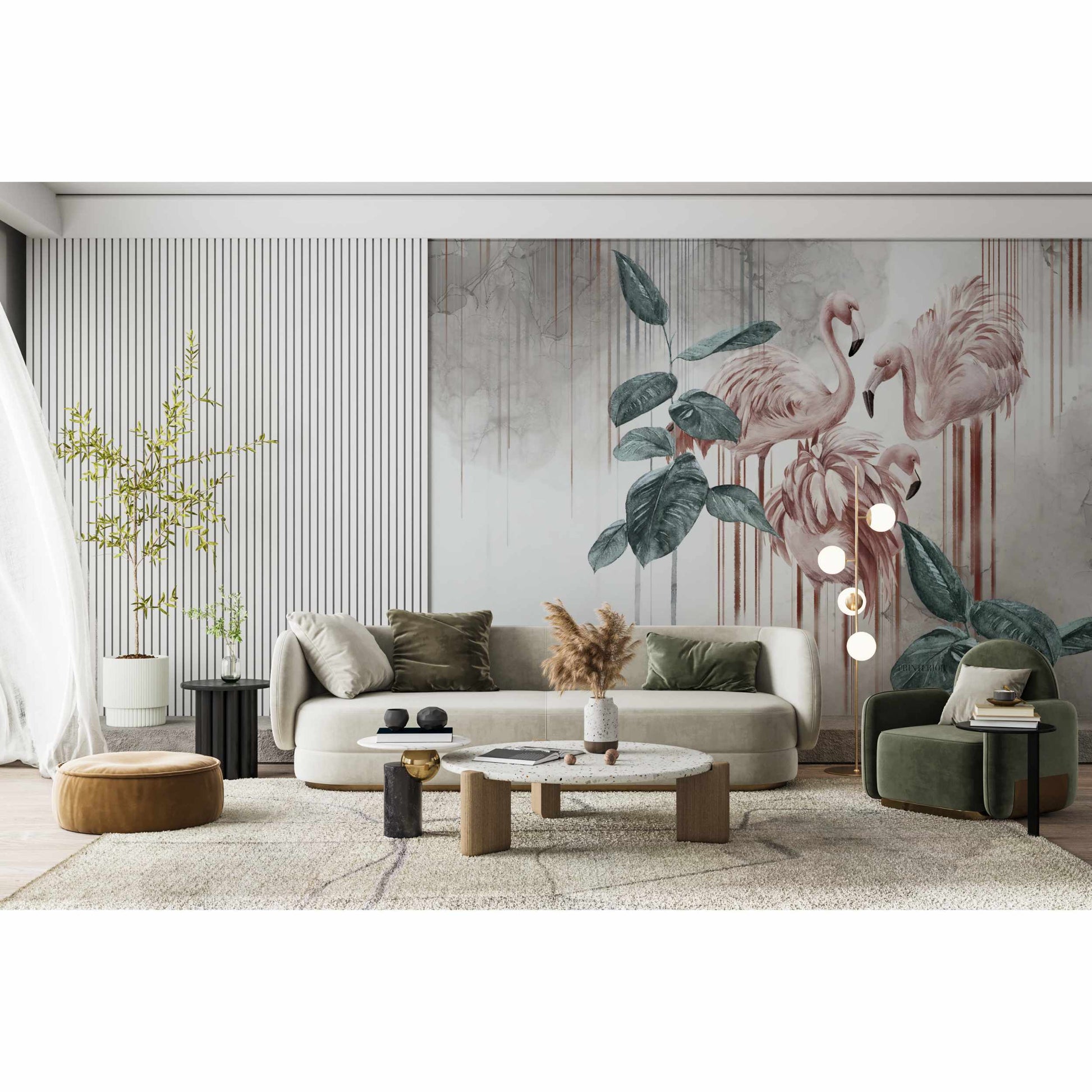 Flamingo Elegance - Printerior
