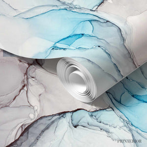 Pastel Blue Liquid - Printerior