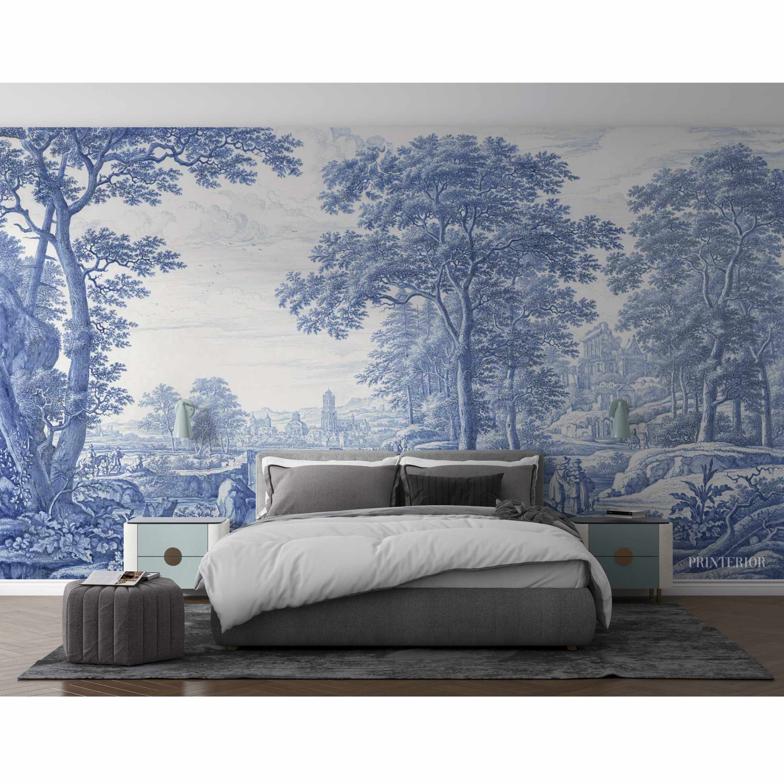 Eleganza Silenziosa (Blue) - Printerior